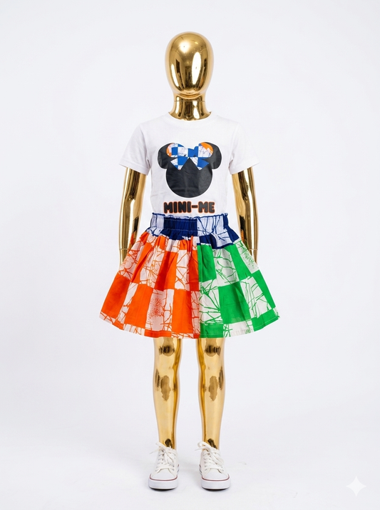 Children Mini Me skirt set