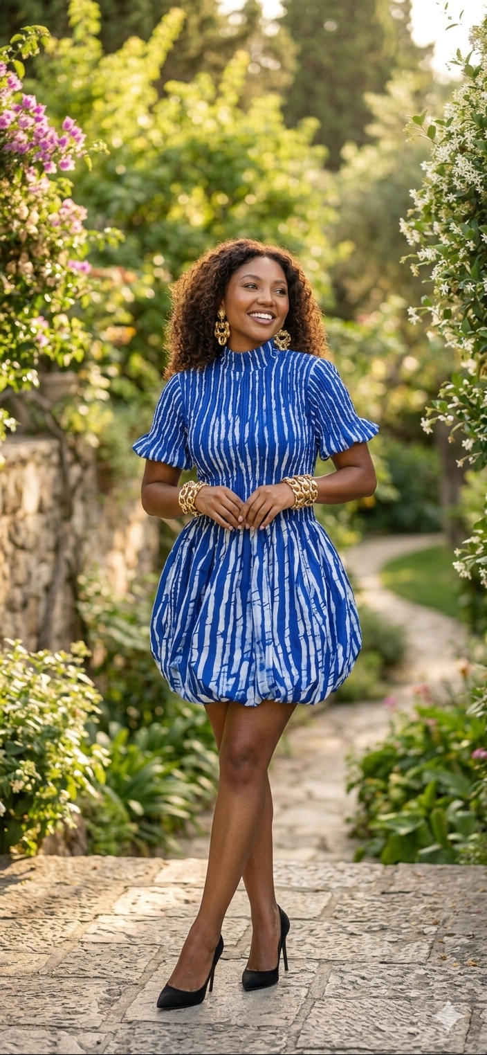 Bubble smokey Dress
