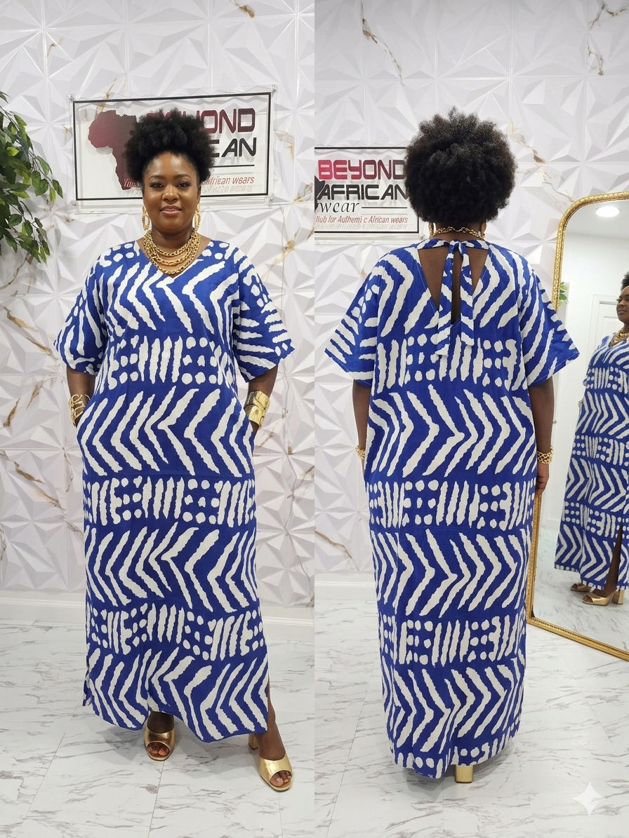 Adjustable Ankara Bubu Dress for Women Bridges Maxi dress