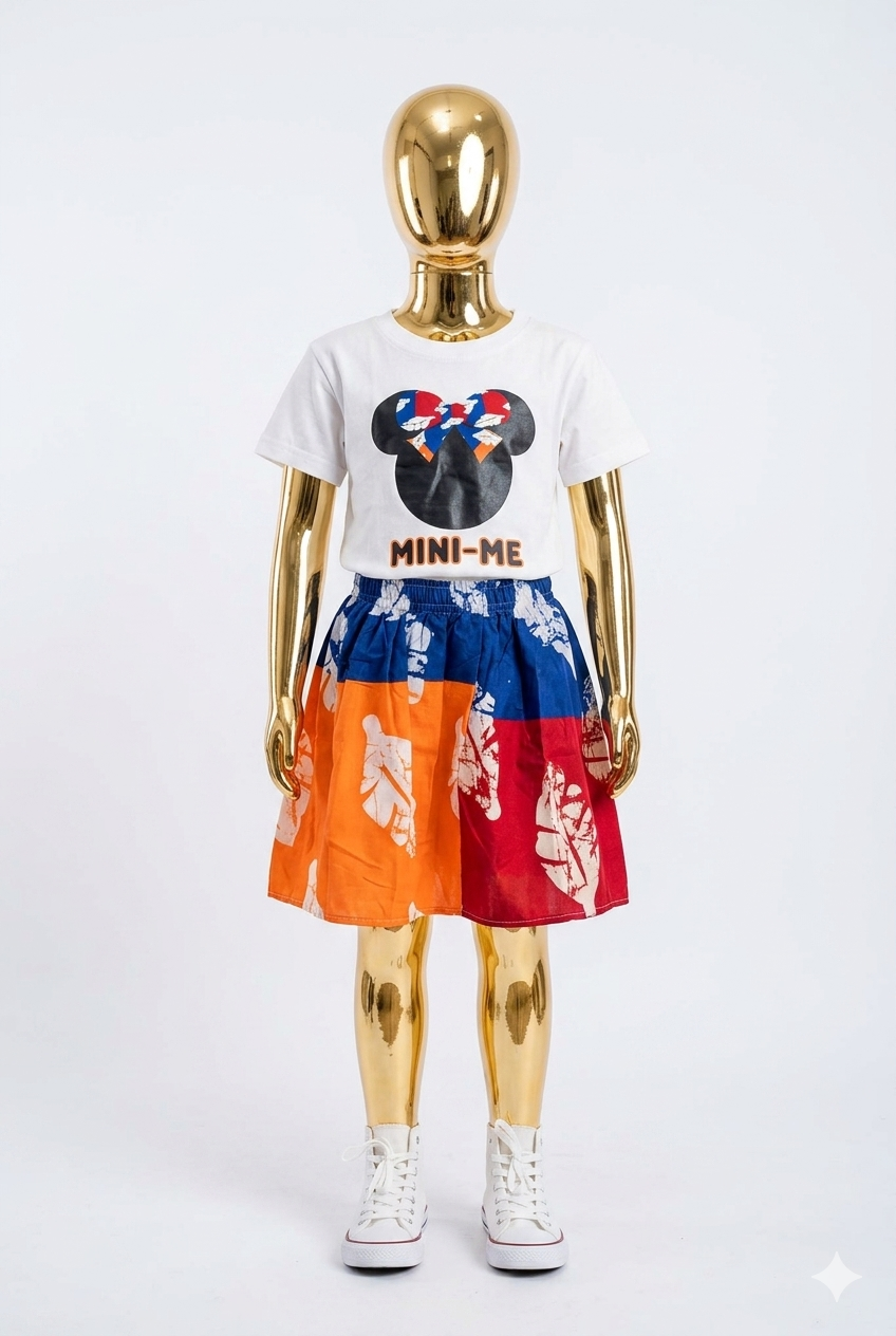 Children Mini Me skirt set