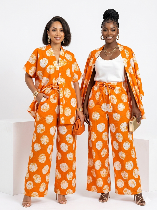 Draw string Pant Set