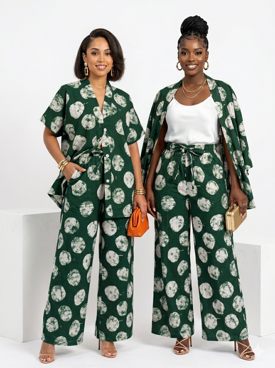 Draw string Pant Set