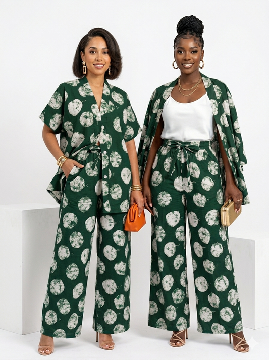 Draw string Pant Set