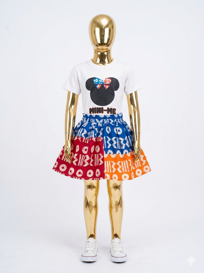 Children Mini Me skirt set