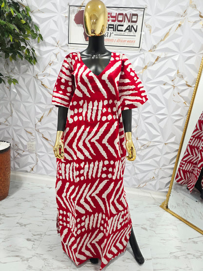 Adjustable Ankara Bubu Dress for Women Bridges Maxi dress