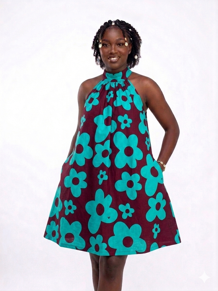 Halter Swing Dress