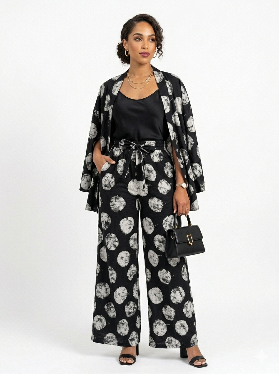 Draw string Pant Set