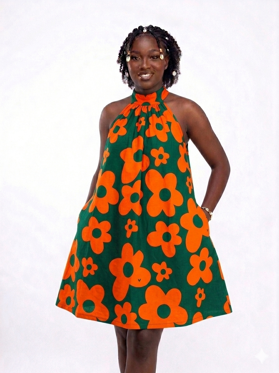 Halter Swing Dress